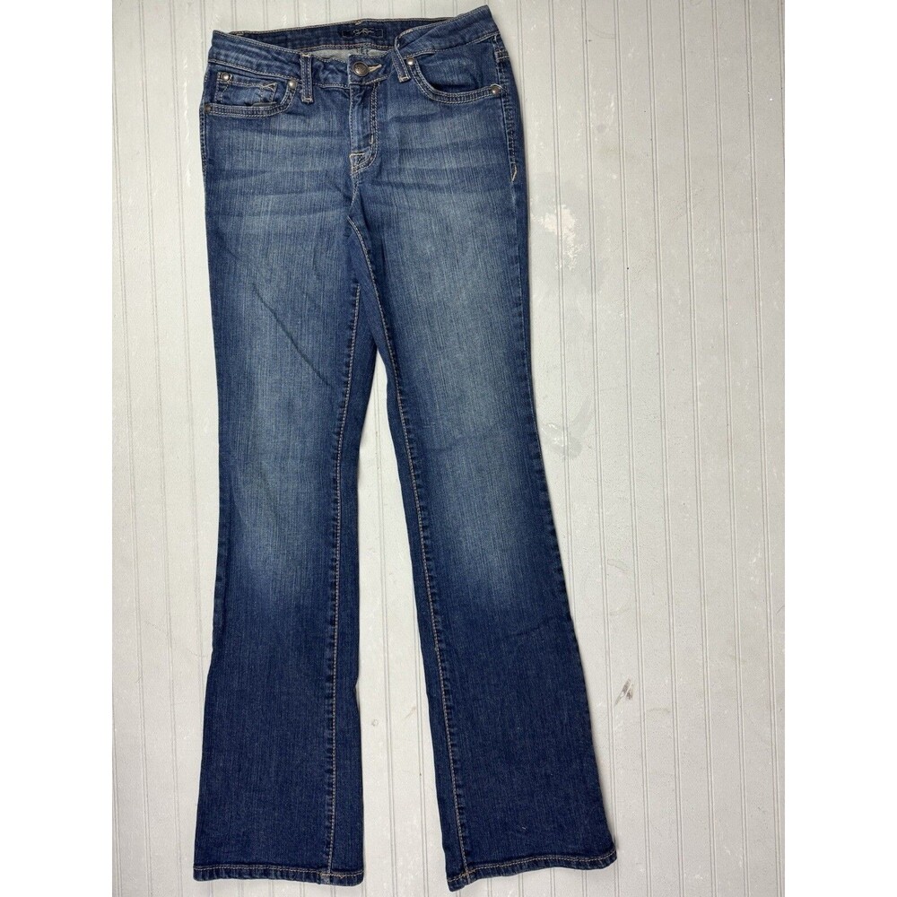 Jessica Simpson Size 27 Womens Jeans Rockin Curvy Boot Cut Dark Wash Low Rise